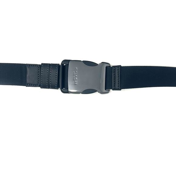 Coach Warren Belt Bag Black Leather CN407 - Picture 6 of 8